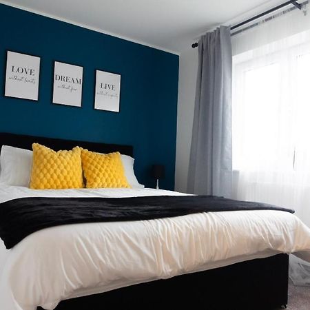 Stylish House With Private Parking Villa Glasgow Exterior foto