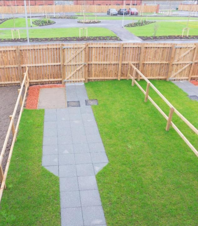 Stylish House With Private Parking Villa Glasgow Exterior foto